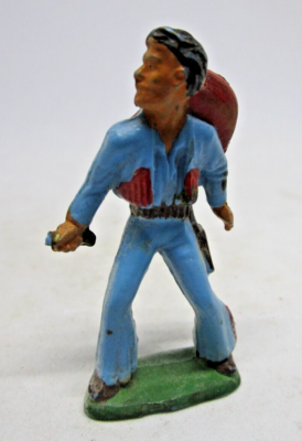Lot De Figurines Cowboys Et Indiens – Starlux, Ceji, Bois – Maison Farwest