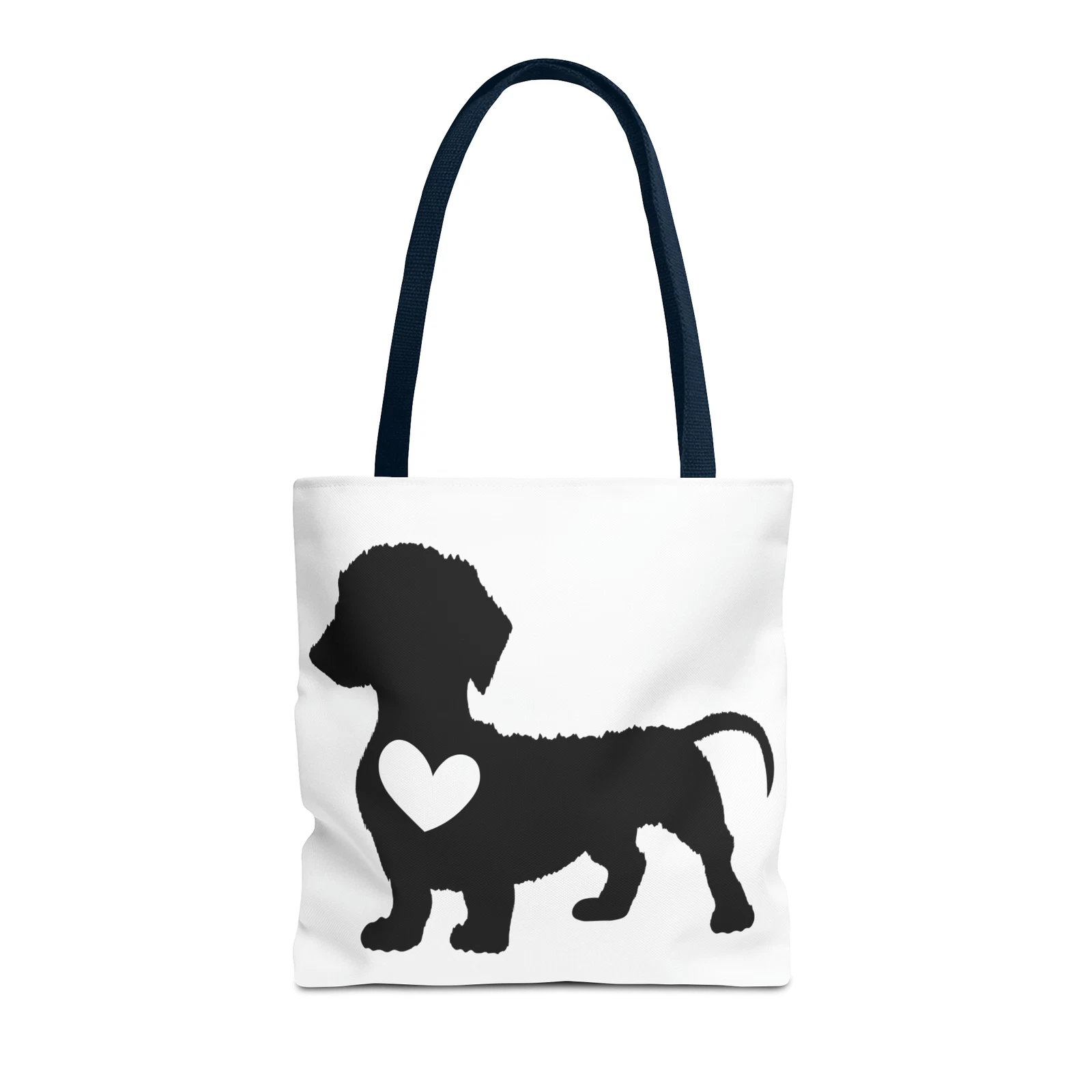 Dachshund Dog with a Heart Tote Bag (AOP)