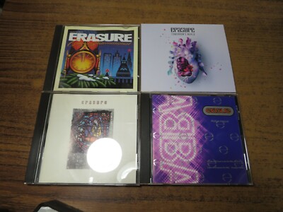 4 Erasure  CDs  Tomorrow's World Abba-Esque the innocents Crackers International