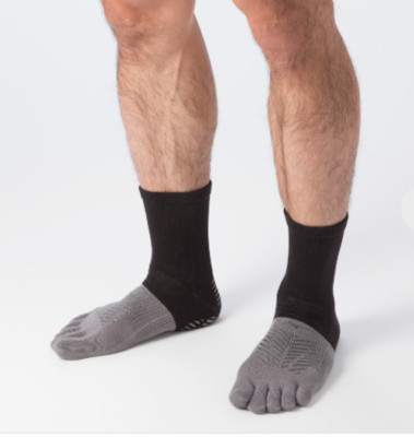 MIZUNO Zero Glide short socks (5 fingers) Black JP-L size P2MX2510 Soccer New