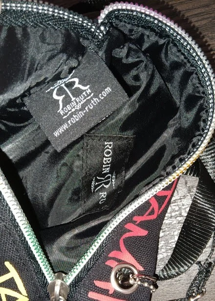 Robin Ruth RR JAMAICA Bolso de Pasaporte Bandolera Doble Cremallera Bolsa de Viaje Rastafar Foto 4 de 4