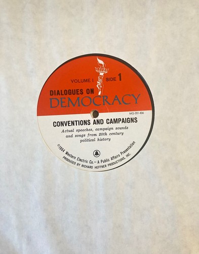 DIALOGUE ON DEMOCRACY 9 DISC LP BOXED SET WESTERN ELECTRIC AMERICAN GOVERNMENT++ - Foto 2 di 5