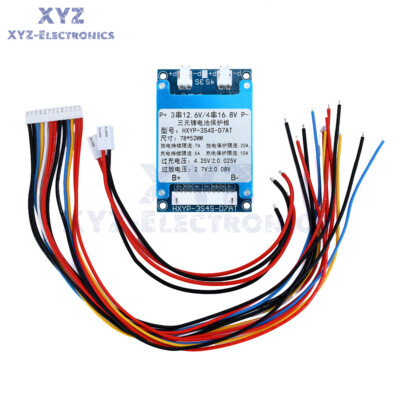 3S 12.6V / 4S 16.8V Ternary Li-ion Battery Start Power Charging Protection Board