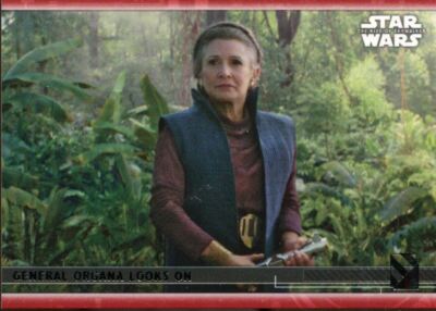 Star Wars Aufstieg Skywalkers S2 rot [99] Basiskarte #10 General Organa schaut an