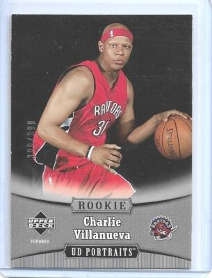 2005-06 UPPER DECK CHARLIE VILLANUEVA ROOKIE CARD #107 ~ 399/399 