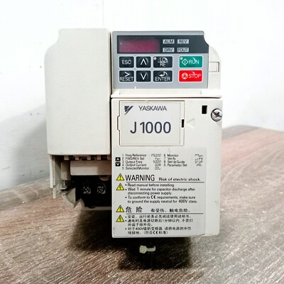 GEBRAUCHT | YASKAWA CIMR-JBBA0006BAA J1000 AC DRIVE CIMR SERIE 1,1KW/0,75KW 1PS