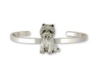 Cairn Terrier Bracelet Jewelry Sterling Silver Handmade Dog Bracelet Cnwt23-Cb