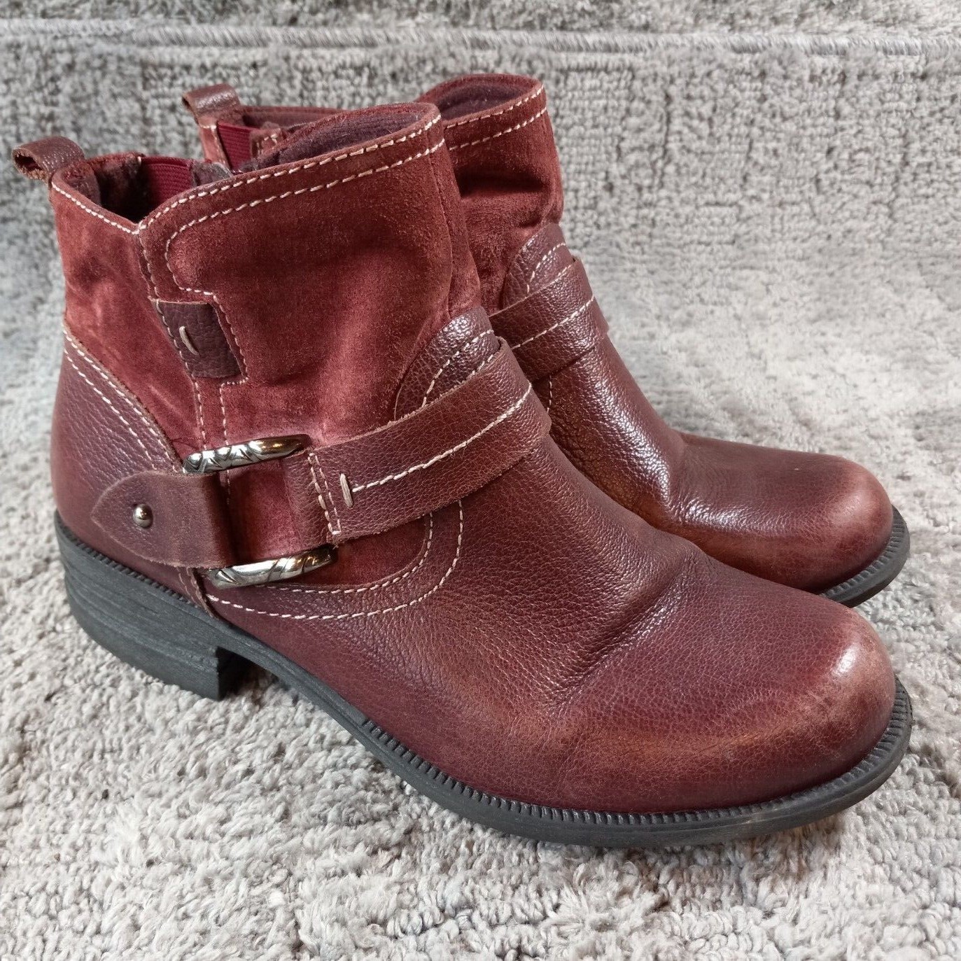 Earth Origins Paris Ankle Boots Buckle 