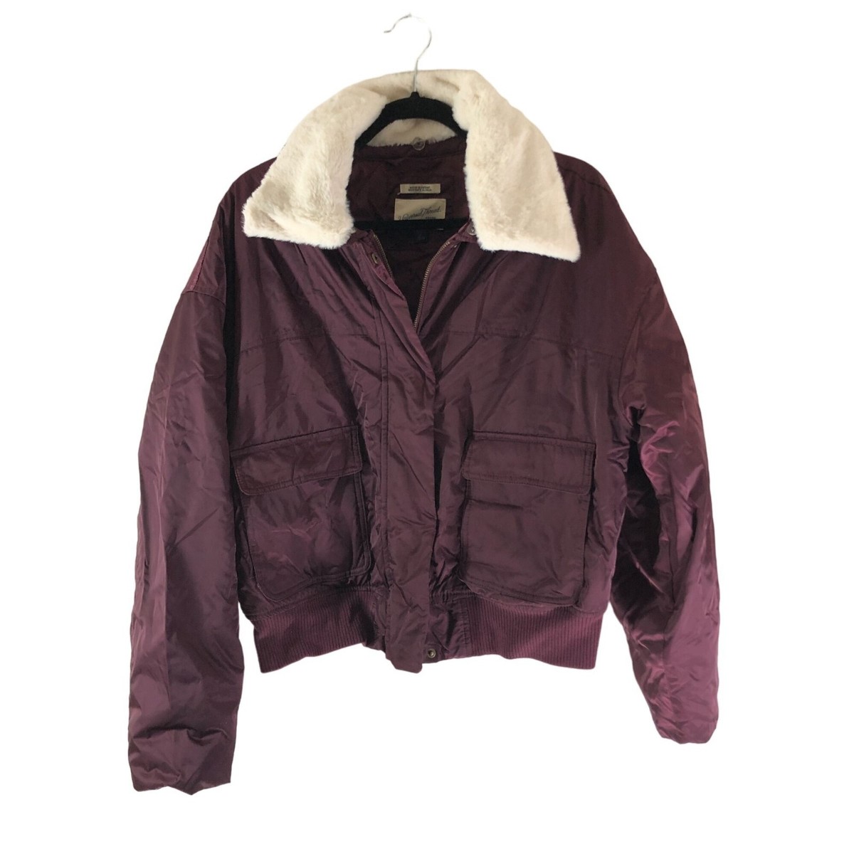 Universal Thread Womens Water-Resistant Jacket With Faux Fur