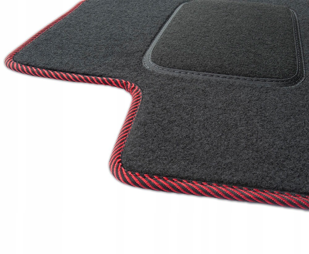 Tapis De Sol Velours Premium Rouge & Bleu Pour Peugeot Partner I / Citroën Berlingo