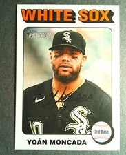 #222 Yoán Moncada, Chicago White Sox 2024 Topps Heritage White Border