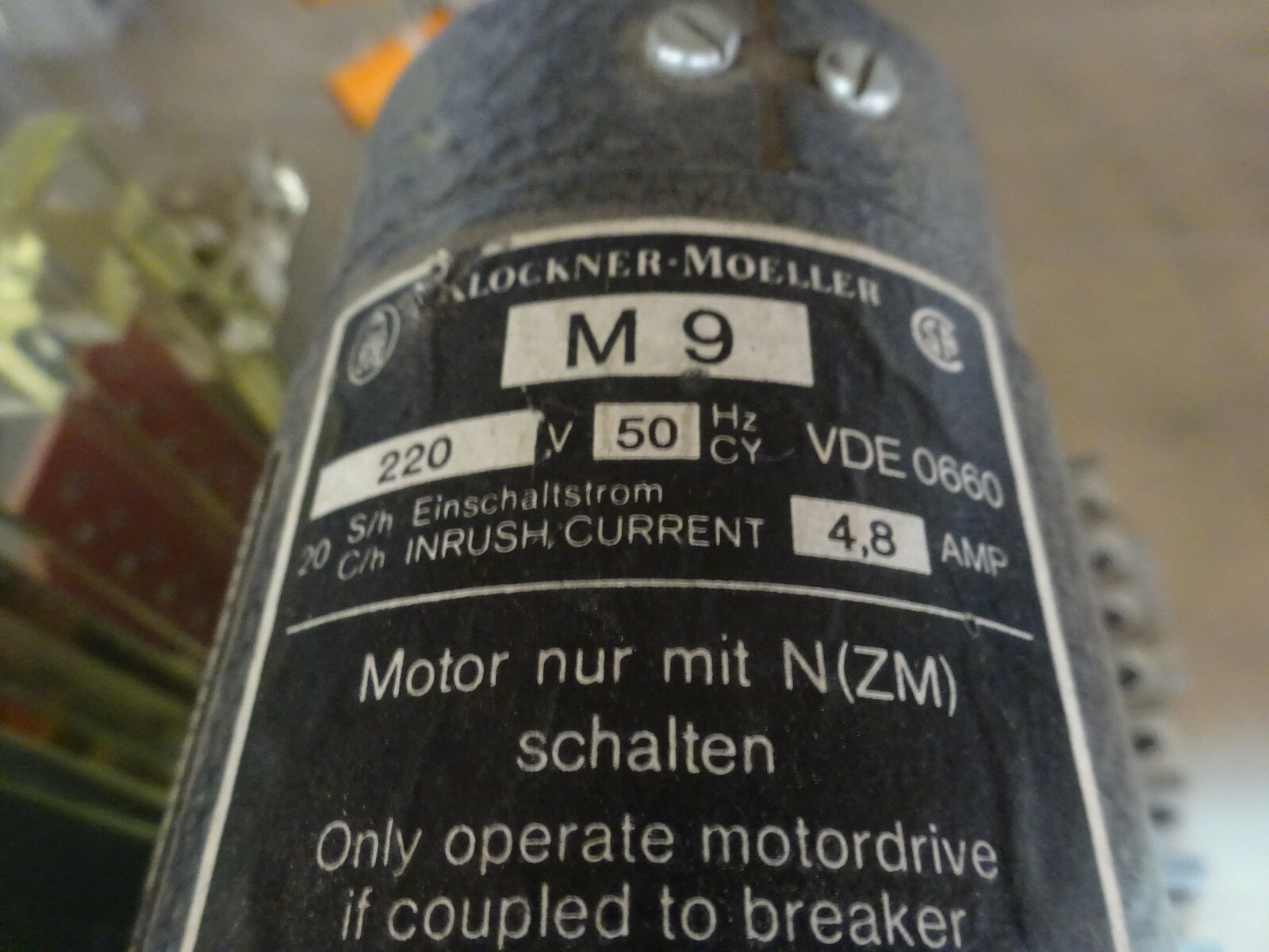 Klockner Moeller NZM9-250 circuit breaker 
