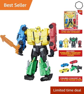 Toys Autobot Team Combiner Pack - 4 Figure Gift Set   Combine into a Super Ro...