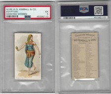 N186 Kimball, Dancing Women, 1889, Egyptian, PSA 5 EX