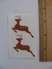 Mrs. Grossman's REINDEER 2 Mods Each Mod 2" X 1.5" NOS b