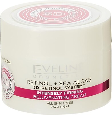 EVELINE COSMETICS RETINOL & ALGEN 3D-RETINOL SYSTEM VERJÜNGENDE GESICHTSCREME fest