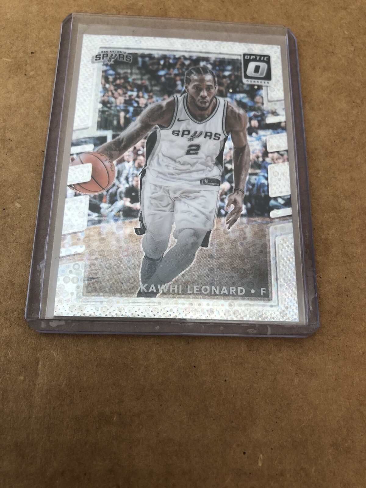 KAWHI LEONARD 2017-18 DONRUSS OPTIC #134 HOLO SILVER PRIZM SP MINT CLIPPERS