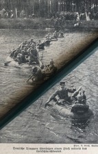 Schlauchboot Deutsche Flußbootwerke Berlin Krieg 1918 Morse Apparat Alphabet 262
