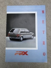 Austin Rover Metro 1.3 ARX Special Edition Brochure Pub 3973 Classic Car 1275