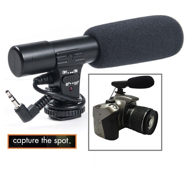 Mini Condenser Pro Microphone For Canon XF205 XF200 XA35 XA30 XA20