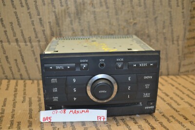07-08 Nissan Maxima FM AM Radio Receiver CD Player 28185ZK30A Module 177-11a5