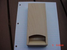 Geek Chic Beautiful Hardwood Dice Tower made in USA Very Light Brown