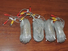 Lot of 4 - New OEM 60' BNC 24 AWG Cable for Night Owl HD Analog Security Camera