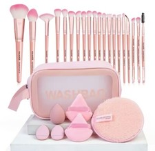 27tlg. Pink Pinselset Make Up Pinsel Profi Ko...