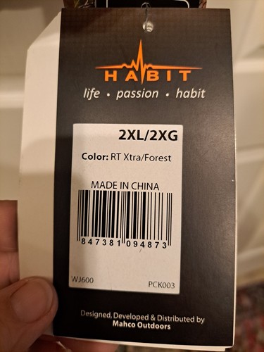 New Cabela's Men's 2XL Habit Waterproof Windproof Scent Factor Hunting Jacket - Picture 9 of 10