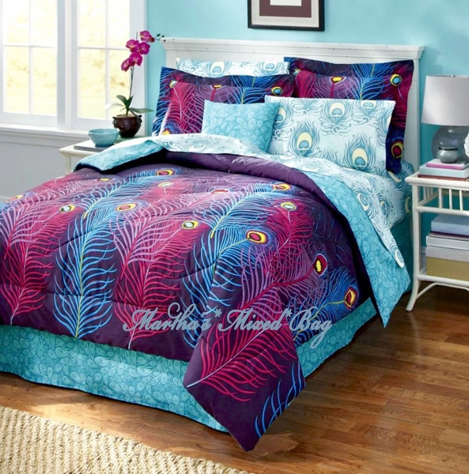 PLUMAS DE PAVO REAL 4p Ventana 84"x84" SOLO CORTINAS 2 Paneles + 2 Corbatas (SIN CENEFA) Foto 2 de 2