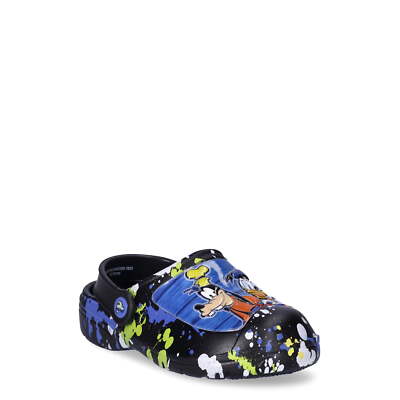 Mickey Mouse Clogs Toddler Boys Size 11/12 Black Multicolor --336--