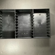 x4 VTG COAST 30 Cassette Tape Storage Case Holder Mountable MADE IN USA Hangable
