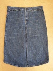 L420 WOMENS LEVI 621 04 FADED BLUE DENIM SKIRT S | eBay