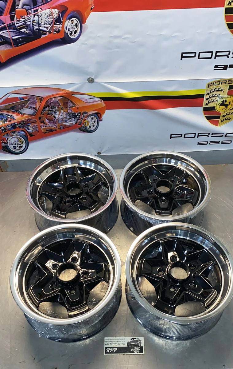Porsche 911/944 Hackmesser Cookie cutters set of alloy wheels rims