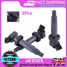 For Toyota Aygo Yaris Citroen C1 Peugeot 107 05-14 Ignition Coil Pack x3 9091902