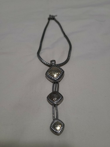Vintage stainless steel necklace