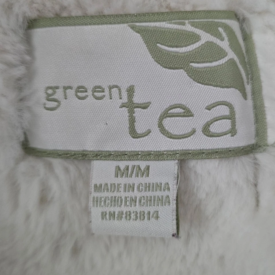 Chaqueta chaleco para mujer Green Tea rojo forrada de lana invierno bolsillos cálidos M Foto 4 de 4