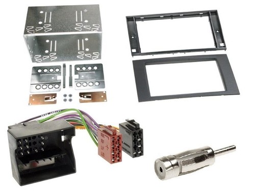 JVC 2 DIN Digital Autoradio Bluetooth USB für Ford S-Max 2006-2007 schwarz - Afbeelding 2 van 5