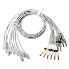 Diagnostic ECG Leadwire Set, Base 10 Banana 4.0, AHA for GE-Marquette/Hellige