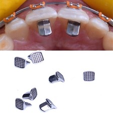 Dental Orthodontic Stainless Hinge Cross slot Base MIM Bite Turbos Tongue Tamers