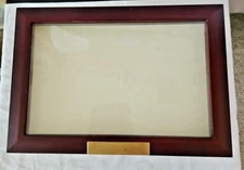 Things Remembered 50th Anniversary wooden keepsake box w/ glass frame