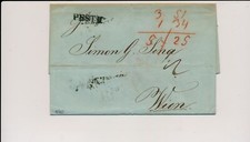 AUSTRIA 1840 list (treść) z PEST do WIEDNIA. Piękna, atrakcyjna!