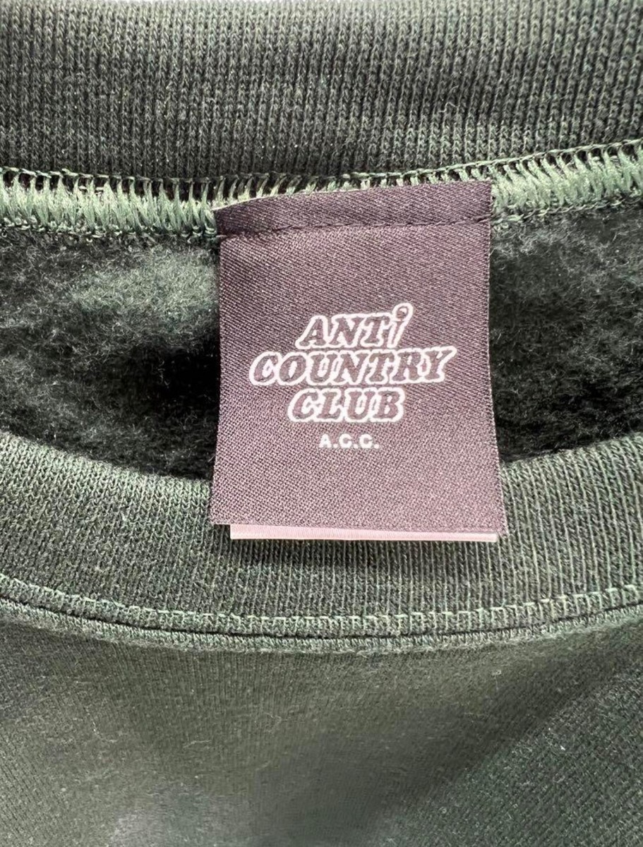 Anti Country Club Tokyo × Malbon Golf Sweatshirt XL Black