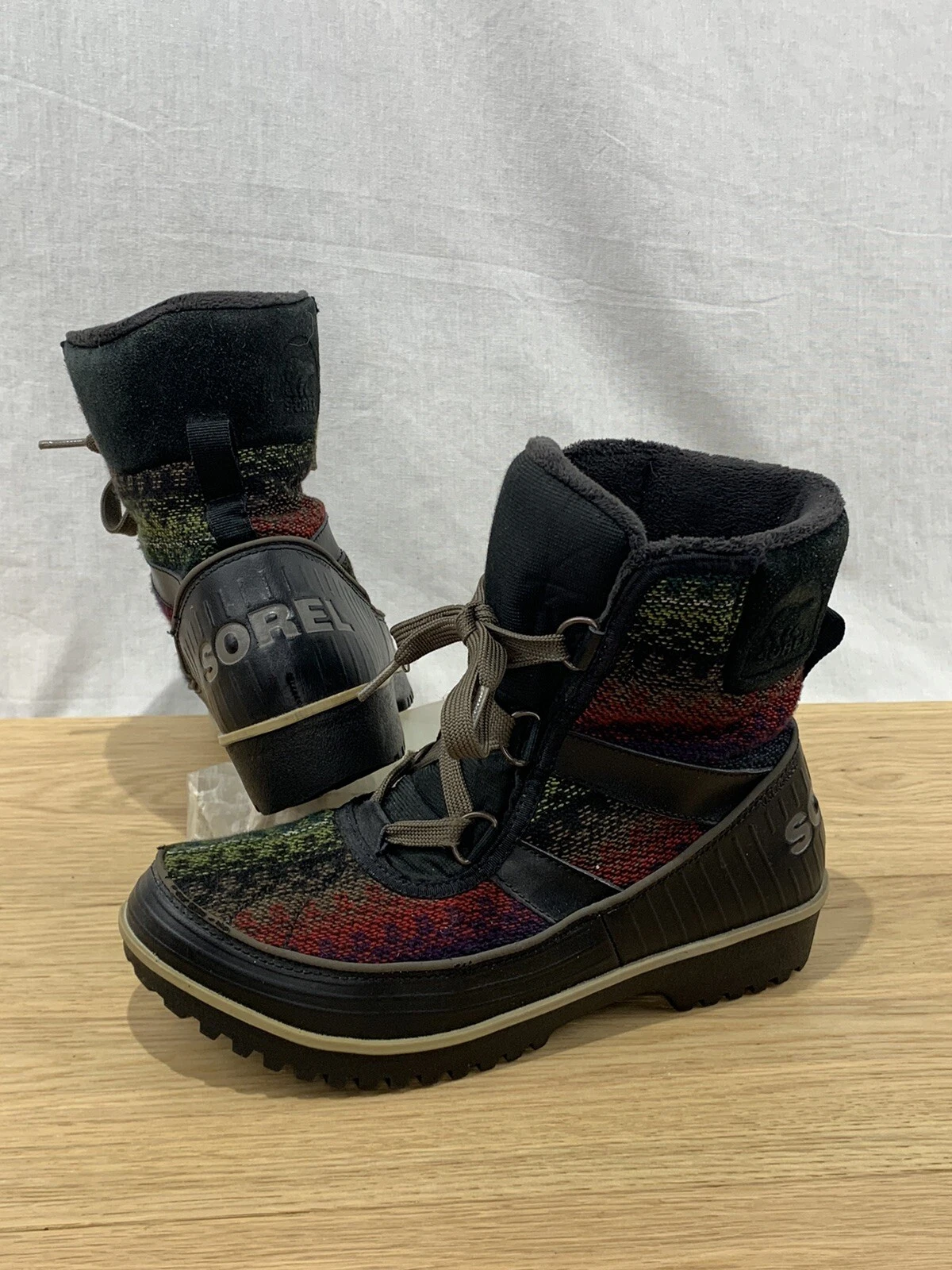 sorel tivoli il winter lace up boots