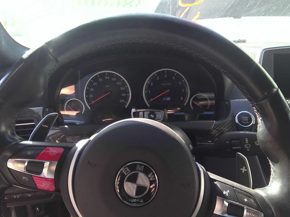 Volante BMW M6 12 13 14 15 16 17 18 19 NEGRO CÓDIGO DE AJUSTE? LKSW -71K MILLAS Foto 4 de 4