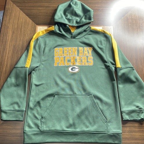 Mens Green Bay Packers long sleeved hoodie size small.
