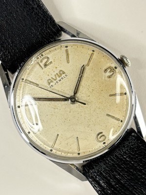 AVIA Vintage 1950 s Men s Manual Silver Dress Watch - 5710