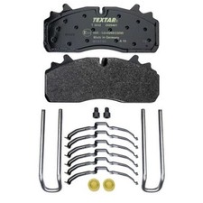 1x ORIGINAL® Textar Bremsbelagsatz, Scheibenbremse Vorne, Hinten für Volvo FL