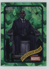 2025 Topps Chrome Marvel Comics Sapphire Green /99 Professor X avier #27 13ql