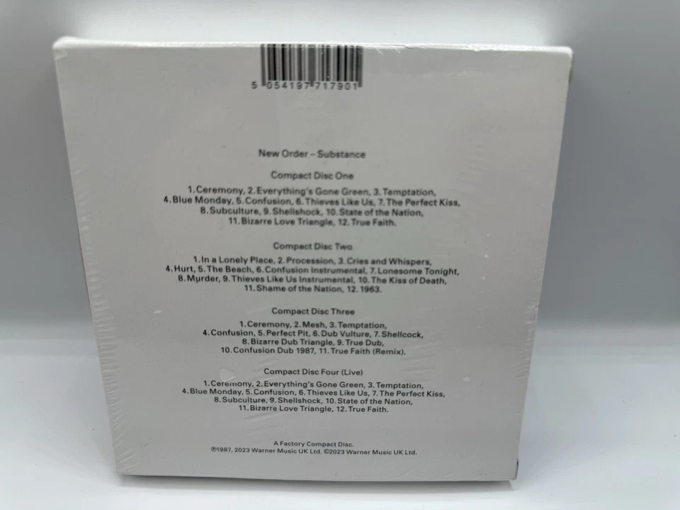 New Order - Substance | Digipack - 4 CD‘s - Neu & OVP | Musik | BLITZVERSAND ✅ - Bild 4 von 4